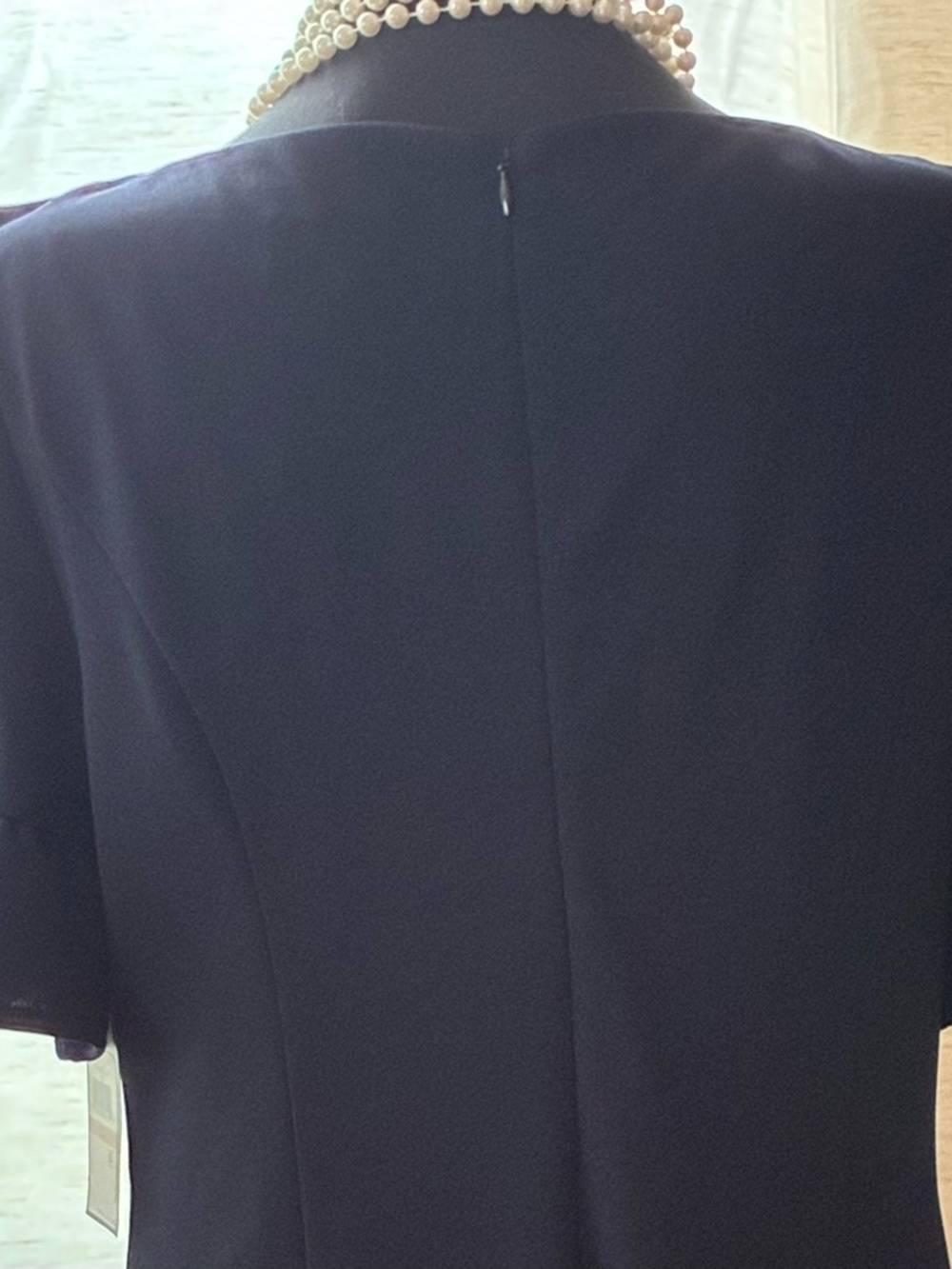 JESSICA HOWARD Classic Dark Navy Ruffle Sleeve MIDI Dress - SIZE 12 - NWT - Picture 5 of 5